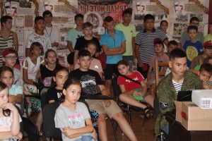 Астраханские патриоты продолжают рассказывать и показывать о своей работе в оздоровительных лагерях области